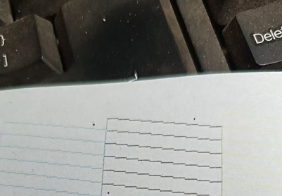 请问爱普生L805黑色有一针挑到下边，是属堵了斜喷还是坏了