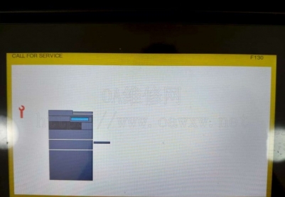 东芝2000AC，开机报错F130